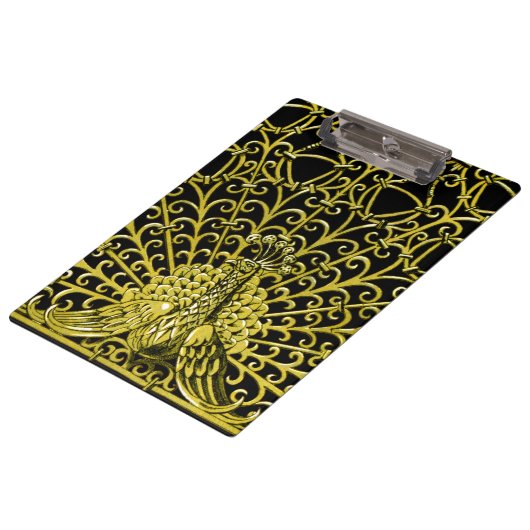 Porte-bloc Peacock Gold Art Nouveau (Incliné)