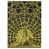 Porte-bloc Peacock Gold Art Nouveau (Dos)