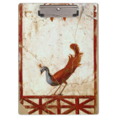 Porte-bloc Peacock sur Fresco Ancienne peinture romaine antiq (Devant)