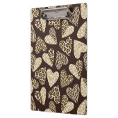 Porte-bloc Peau d'animal avec des coeurs (Gauche)