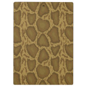 Porte-bloc Peau de serpent, motif de reptile (Dos)