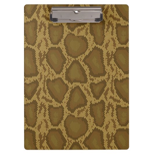 Porte-bloc Peau de serpent, motif de reptile (Devant)