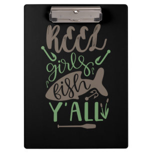 Porte-bloc Pêche Art Real Girls Fish Yall