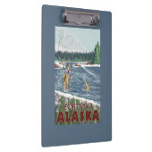 Porte-bloc Pêcheur de mouche - Cordova, Alaska (Swatch)