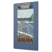 Porte-bloc Pêcheur de mouche - Seward, Alaska (Gauche)