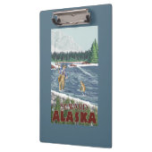 Porte-bloc Pêcheur de mouche - Seward, Alaska (Gauche)