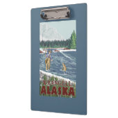 Porte-bloc Pêcheur de mouche - Wrangell, Alaska (Gauche)