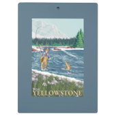 Porte-bloc Pêcheur de mouche - Yellowstone occidental, (Dos)