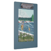 Porte-bloc Pêcheur de mouche - Yellowstone occidental, (Swatch)