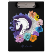 Porte-bloc Pegasus Black Floral (Devant)