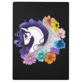 Porte-bloc Pegasus Noir Floral (Dos)