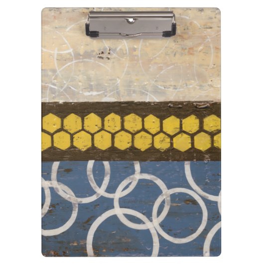 Porte-bloc Peigne de miel Abstrait I (Devant)