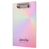 Porte-bloc Peintre holographique moderne en dégradé (Gauche)