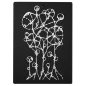 Porte-bloc Peinture à la main - Arbre Abstrait Groupe 2 (Dos)