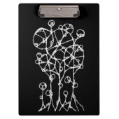 Porte-bloc Peinture à la main - Arbre Abstrait Groupe 2 (Devant)