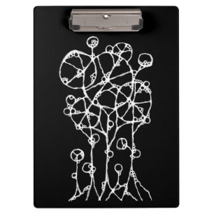 Porte-bloc Peinture à la main - Arbre Abstrait Groupe 2