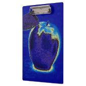 Porte-bloc Peinture à la pomme bleue (Gauche)