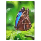 Porte-bloc Peinture à papillon (Dos)