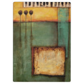 Porte-bloc Peinture Abstraite avec touches de piano (Dos)