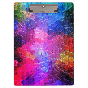 Porte-bloc Peinture Abstraite Coloré dynamique