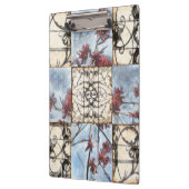 Porte-bloc Peinture Abstraite de défilement (Gauche)