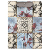 Porte-bloc Peinture Abstraite de défilement (Devant)