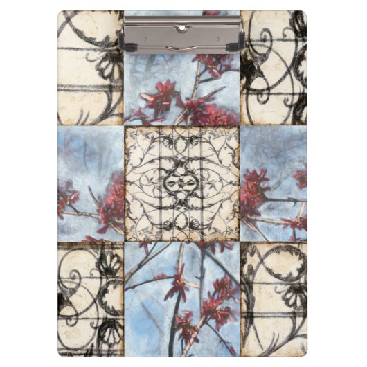 Porte-bloc Peinture Abstraite de défilement (Devant)