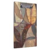 Porte-bloc Peinture Abstraite de feuilles florales par Norman (Swatch)