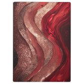 Porte-bloc Peinture Abstraite Élégante (Dos)