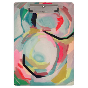 Porte-bloc Peinture Abstraite Fluro Acrylique