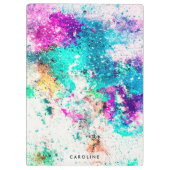 Porte-bloc Peinture Abstraite mignonne (Dos)