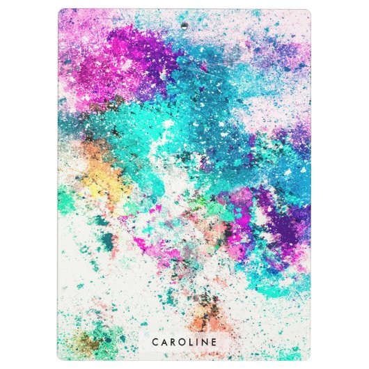 Porte-bloc Peinture Abstraite mignonne (Dos)