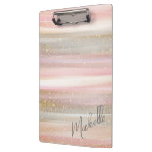 Porte-bloc Peinture Abstraite moderne avec Parties scintillan (Gauche)