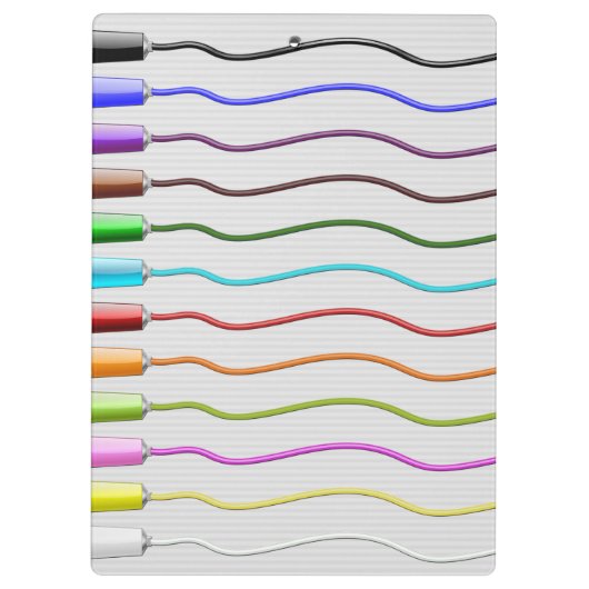 Porte-bloc peinture arc-en-ciel (Dos)