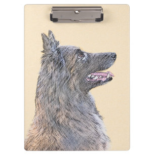 Porte-bloc Peinture belge Tervuren - Cute Original Chien Art