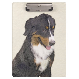 Porte-bloc Peinture bernoise de chien de montagne - Art origi