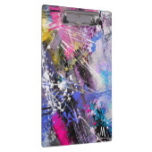 Porte-bloc Peinture colorée Grungy Abstraite (Swatch)