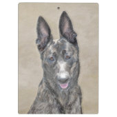 Porte-bloc Peinture de berger hollandais - jolie art original (Dos)