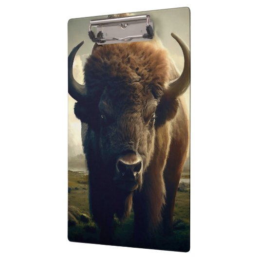 Porte-bloc Peinture de bison (Gauche)