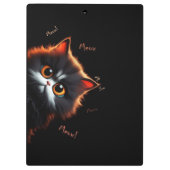 Porte-bloc Peinture de chats (Dos)