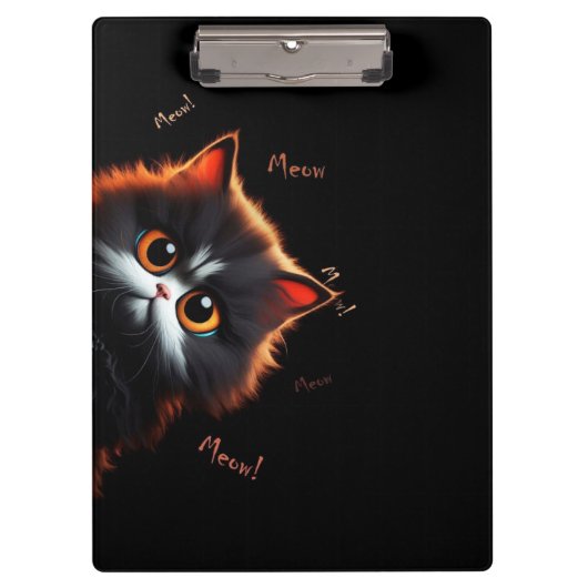 Porte-bloc Peinture de chats (Devant)