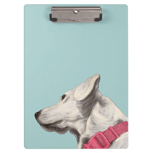 Porte-bloc Peinture de chien (Devant)
