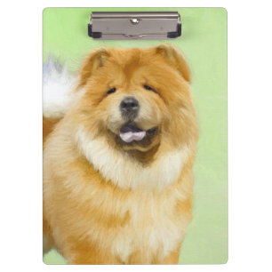 Porte-bloc Peinture de Chow Chow - Cute Original Dog Art