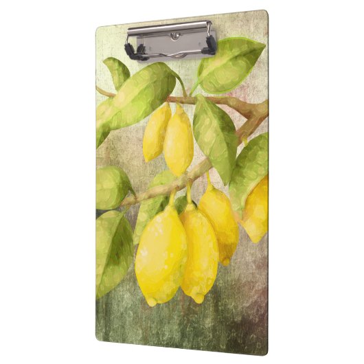 Porte-bloc Peinture de citrons (Gauche)