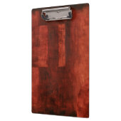 Porte-bloc Peinture de Crimson profonde avec formes géométriq (Gauche)