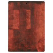 Porte-bloc Peinture de Crimson profonde avec formes géométriq (Dos)