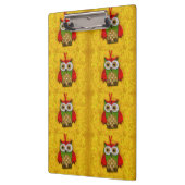Porte-bloc Peinture de hibou (Gauche)