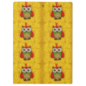 Porte-bloc Peinture de hibou (Dos)