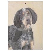 Porte-bloc Peinture de linge bluetick - mignon chien original (Dos)