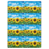 Porte-bloc Peinture de tournesols (Dos)